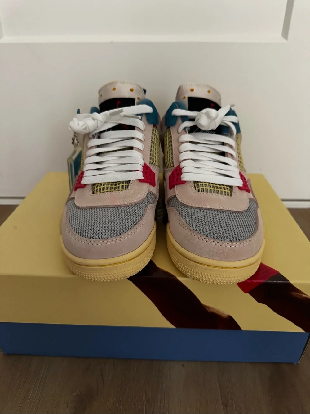 Jordan 4 Union Guava Ice. Size 6.5. Brand new with box.
